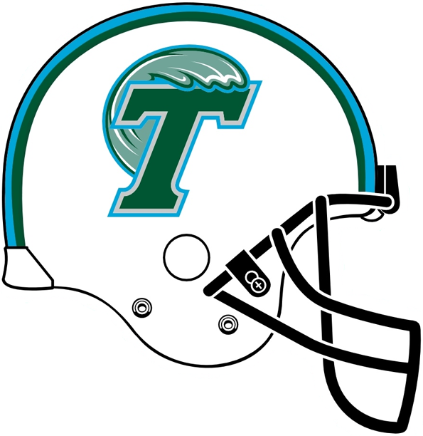 Tulane Green Wave 1998-Pres Helmet Logo v2 iron on transfers for fabric